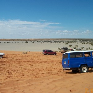 "Big Red" sand dune outside Birdsville