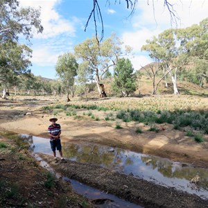 500m from the village