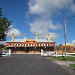 Railway station opened 1886