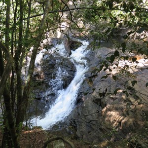 Cascades above the falls