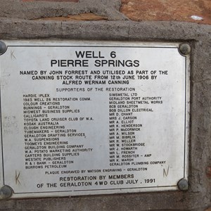 Plaque closeup