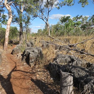 Track to cave