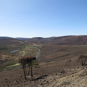 Wild now blackened Kiandra Plains