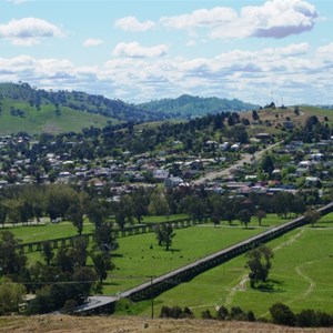 View over Gundagai, NSW