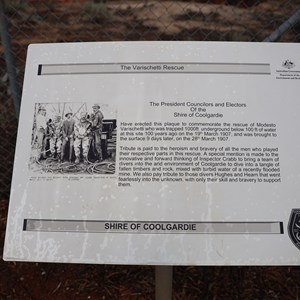 Modesto Varischetti Rescue Plaque
