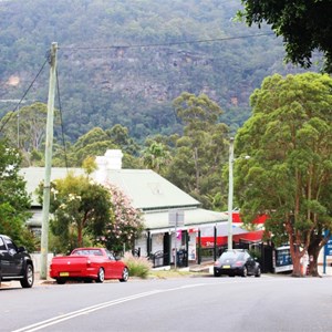 The main street leading to the ferry