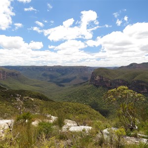 View west into Grose Valley