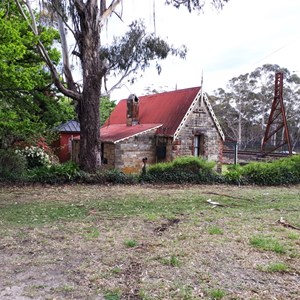 An original rail cottage at Medlow Bath.