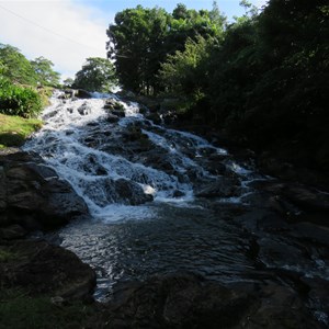 Cascades above falls