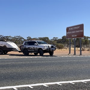 90 Mile Straight Sign, Eyre Hwy