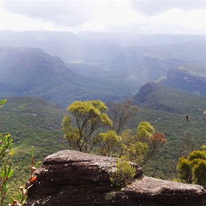 View (west) from Pigeon House Mountain