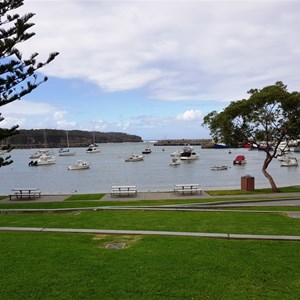 The sheltered anchorage of Ulladulla Harbour