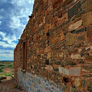 Beautiful stonework on the gangers/fettlers ruin 