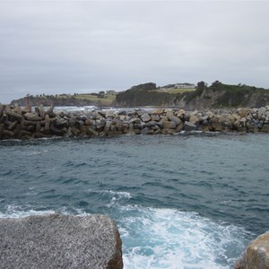 Inlet below headland