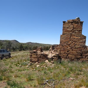 Ruins beside track
