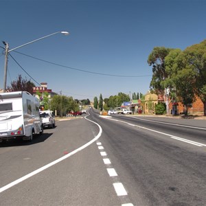 Monaro highway through town