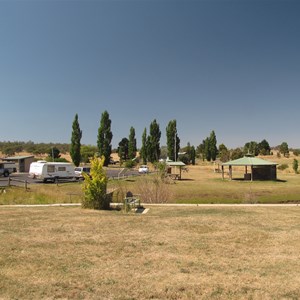 Rest area south of town