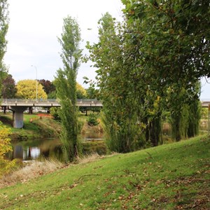 The road bridge over the Bombala River