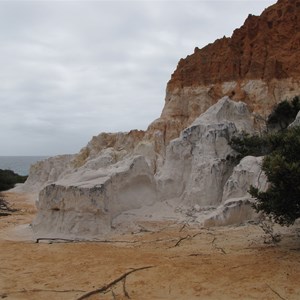 Colourful cliffs