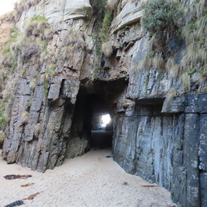 Sandy cave floor - March 2026