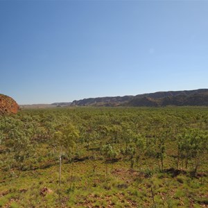 View along Red Rock Ck