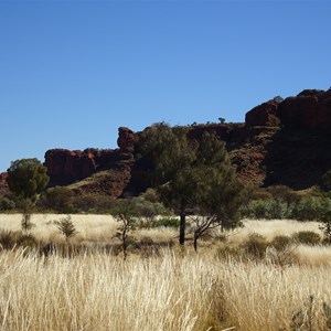 Southern face of the Cleland Hills