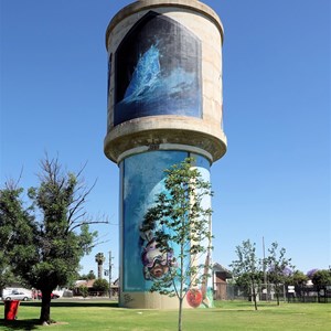 Warren Water Tower Art