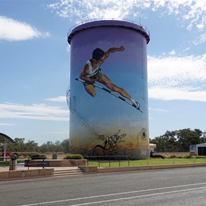 Bourke Water Tower Art