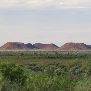 A cluster of mesas