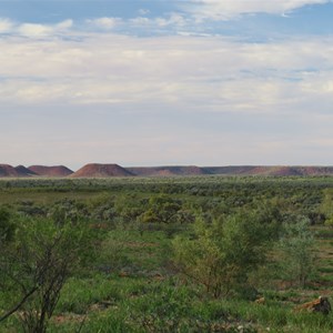 Pinnacles on left