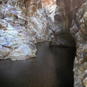 Second pool in Redbank Gorge