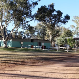 Amenities block & shade area