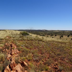 View west along the southern arm of Longs Range