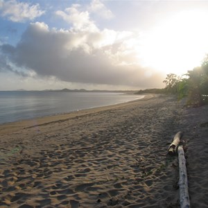 Early morning on the beach