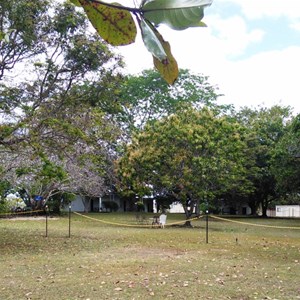 View towards the homestead buildings