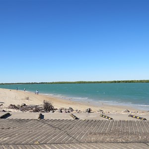 Upstream from the boatramp