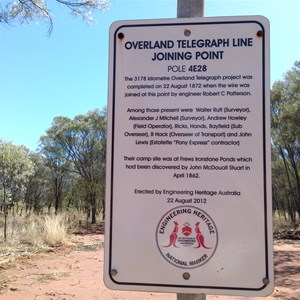 Overland Telegraph Line Joining Point