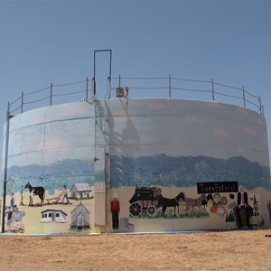 Water tank mural