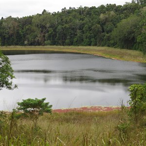 Glimpse of the lake