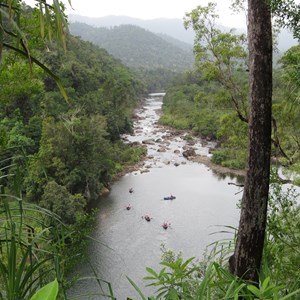 Low water on the Tully