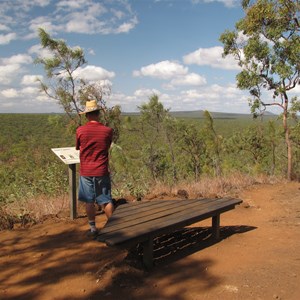 Rest stop along rim walk