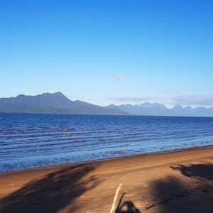 Hinchenbrook Island from Cardwell Beach