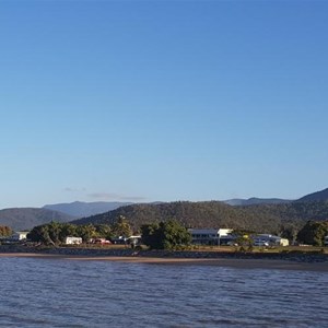 View of town from jetty