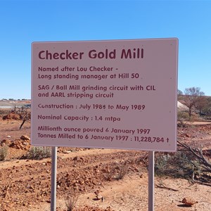 Checker Gold Mill
