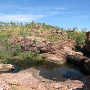 Main lower pool from carpark