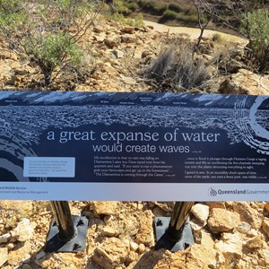 Sign at Janet's Leap