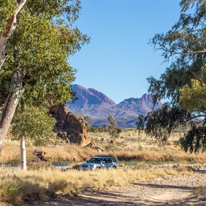 View from camps over Finke to Mt Sonder