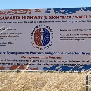 Eastern End Of Nyangumarta Hwy