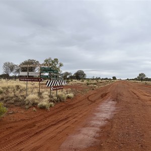 Haste Bluff/Glen Helen Turnoff