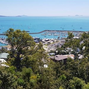 Abel Point Marina from the hill